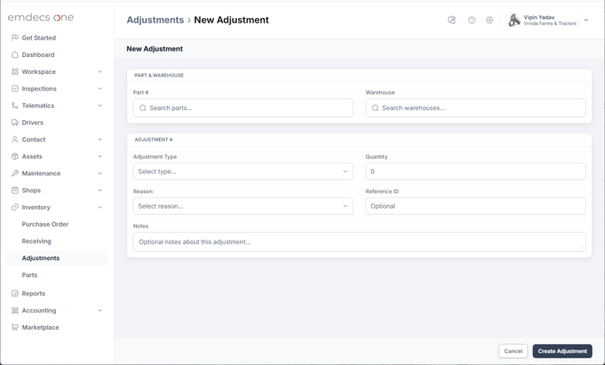06 - New adjustment