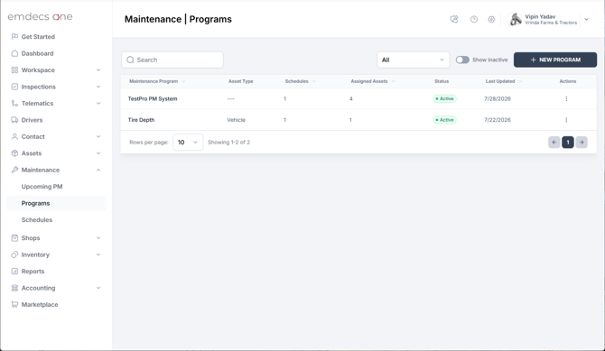 12 - PM programs