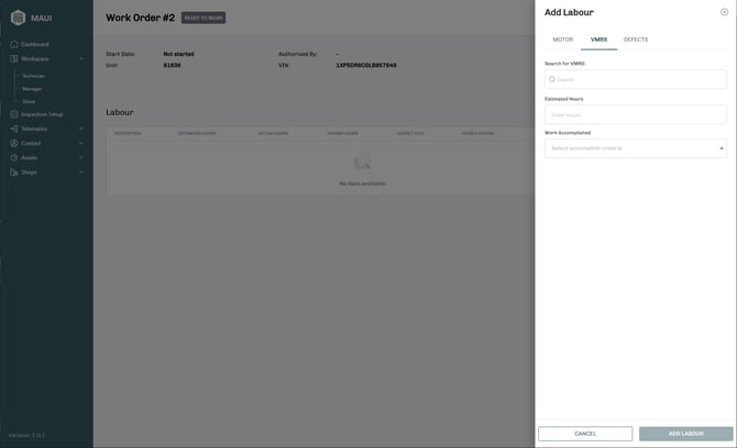 Add Labour (manager)