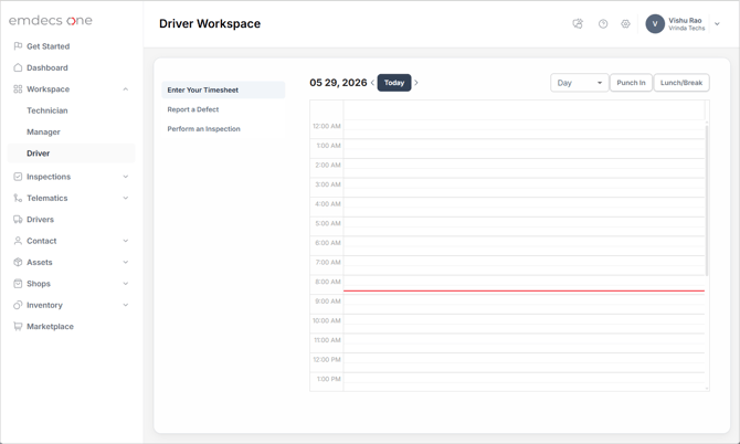 Driver Timesheet