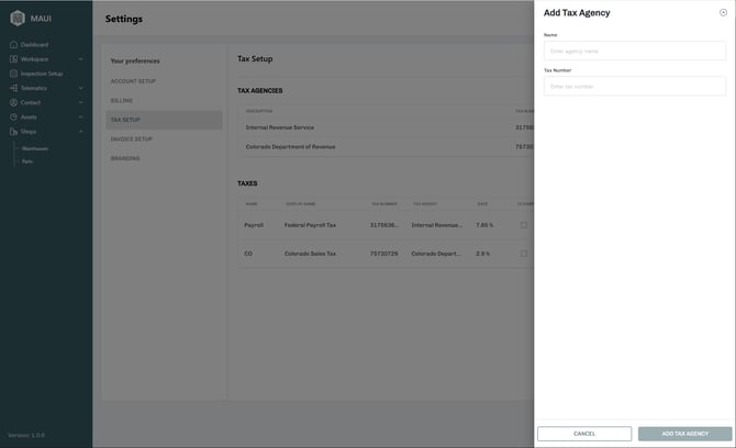 New Tax Agency Panel